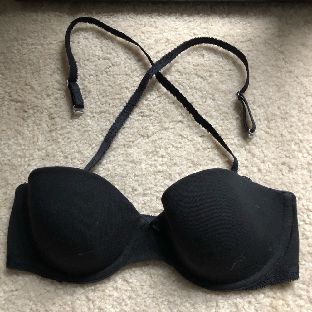 VS Cotton Strapless Convertible Bra 34B
